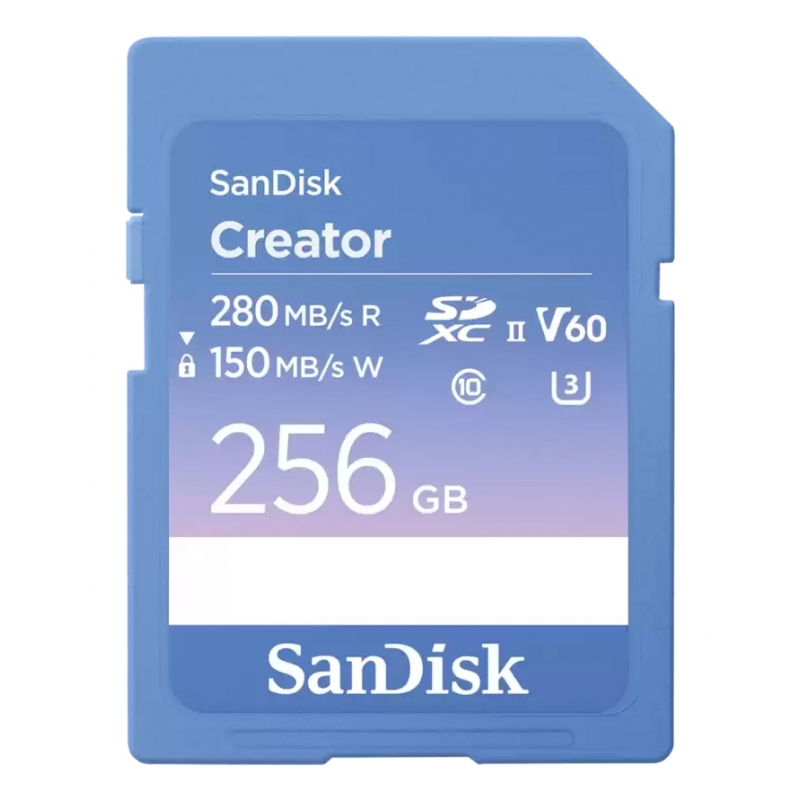 SanDisk Creator 256 GB SDXC UHS-II Clase 10