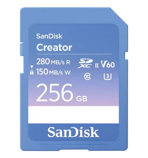 SanDisk Creator 256 GB SDXC UHS-II Class 10