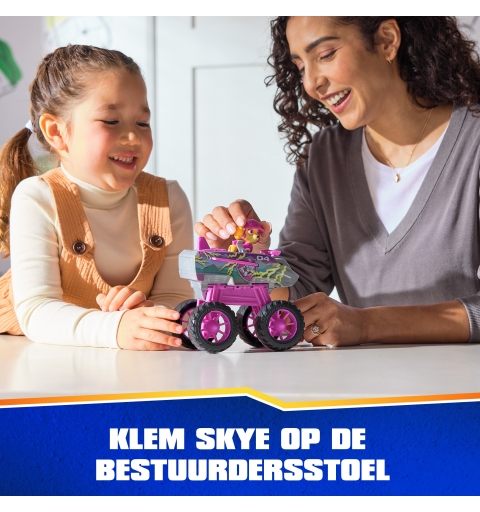 PAW Patrol Rescue Wheels Skye’s Jet, Toy Truck with Transformation into Jet-Mode and Collectible Action Figure, Kids Toys for