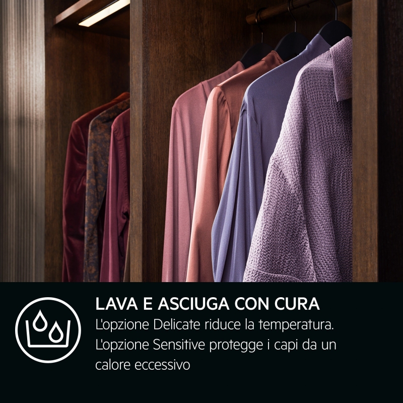 AEG Series 8000 TR8HD9B Wäschetrockner Freistehend Frontlader 9 kg Weiß