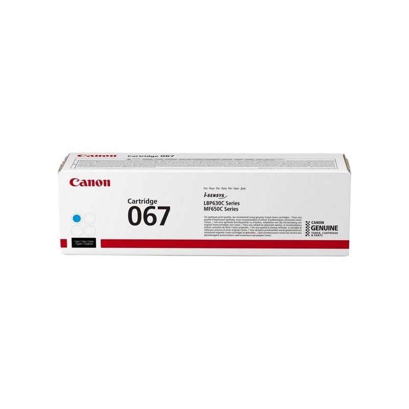 Canon 067 cartuccia toner 1 pz Originale Ciano Canon 067 cartuccia toner 1 pz Originale Ciano