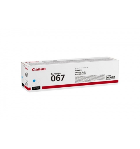 Canon 067 cartuccia toner 1 pz Originale Ciano