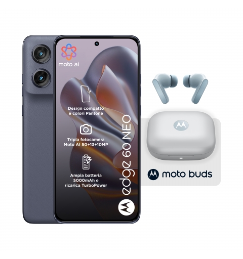 Motorola edge Pack 2x1 60 Neo 8 256 Grisaille + Moto Buds