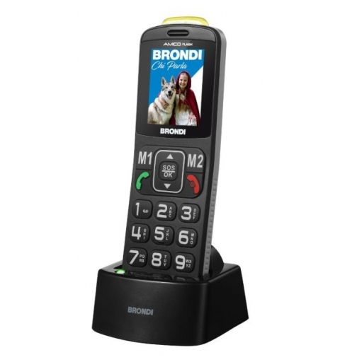 Brondi Amico Flash 5,08 cm (2") Negro Teléfono básico
