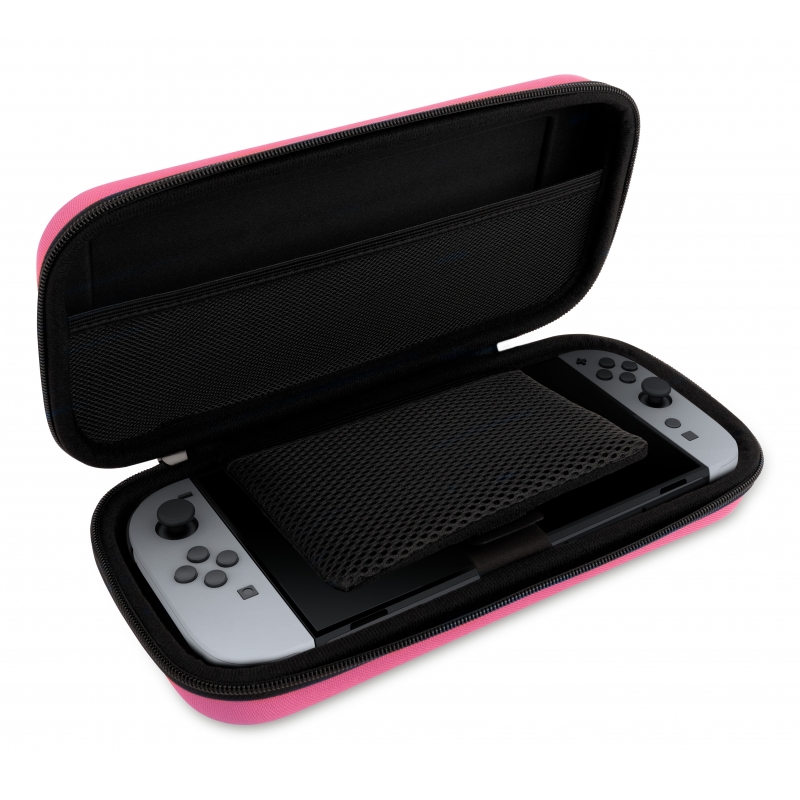 NACON SWITCHNEWPOUCHLPINK Custodia rigida Nintendo Rosa