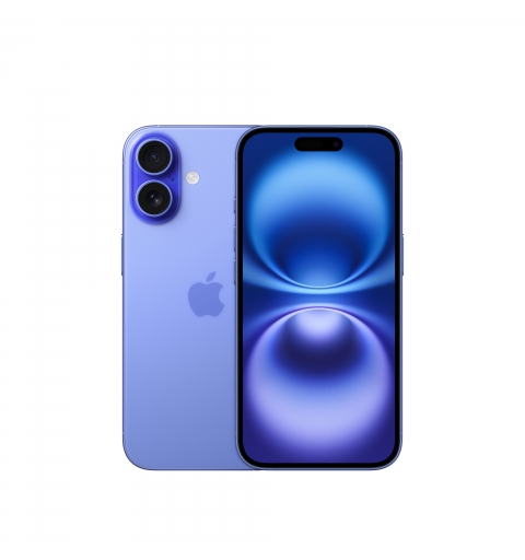 Apple iPhone 16 15,5 cm (6.1") SIM doble iOS 18 5G USB Tipo C 128 GB Azul
