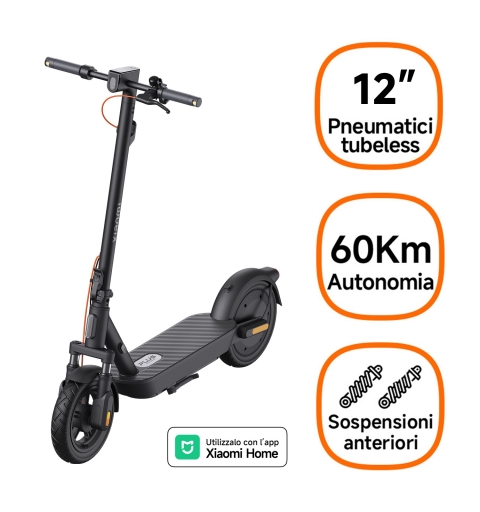 Xiaomi 5 Plus Nero 25 km h 10,2 Ah