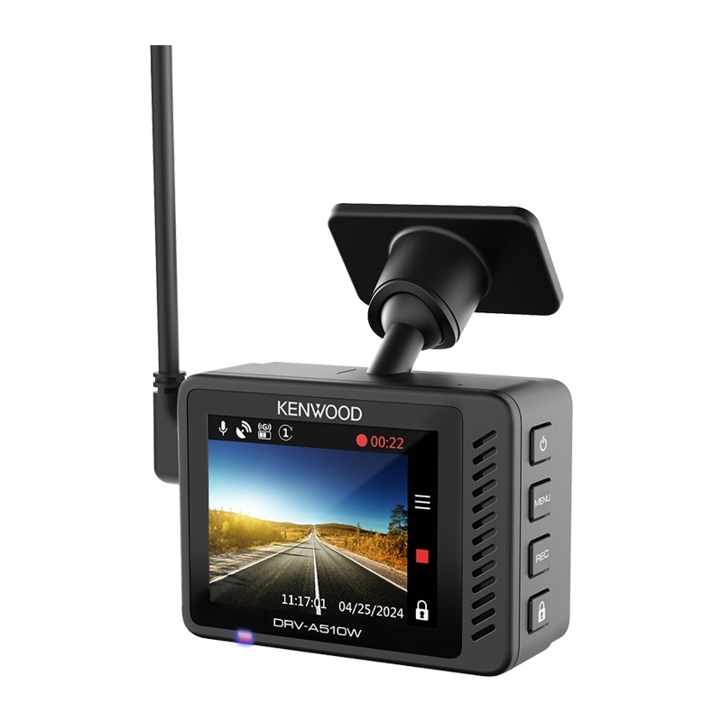 Kenwood DRV-A510W Dashcam 2K Ultra HD WLAN Gleichstrom Schwarz