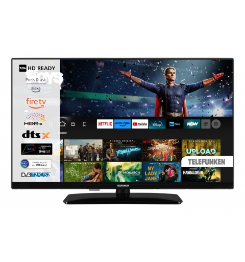 Telefunken TE32759B50V4D Televisor 81,3 cm (32") HD Wifi Negro 250 cd m²