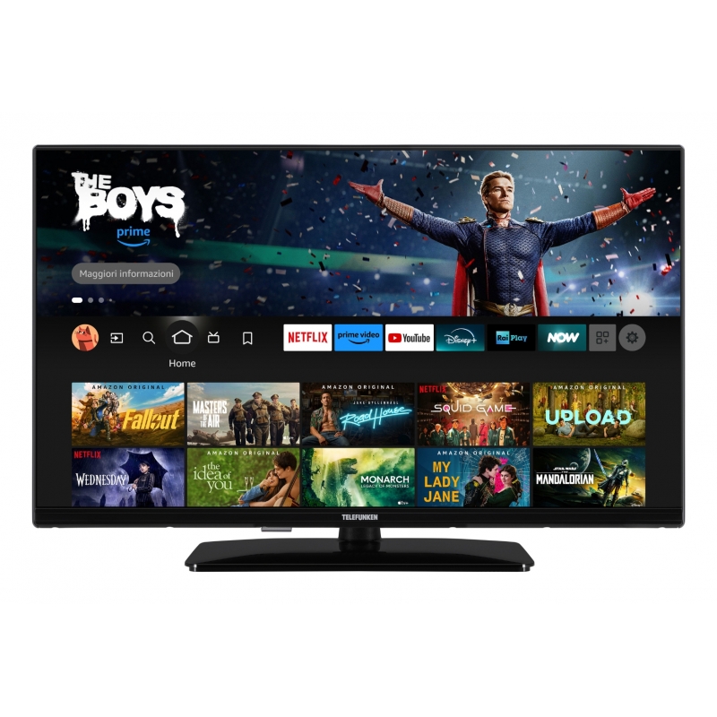 Telefunken TE32759B50V4D TV 81,3 cm (32") HD Wi-Fi Nero 250 cd m²