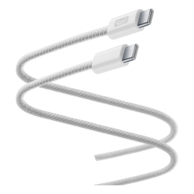 Cellularline Flexforce Cable siliconado telado USB-C a USB-C