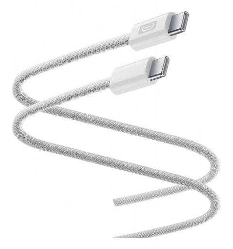 Cellularline Flexforce Cable siliconado telado USB-C a USB-C