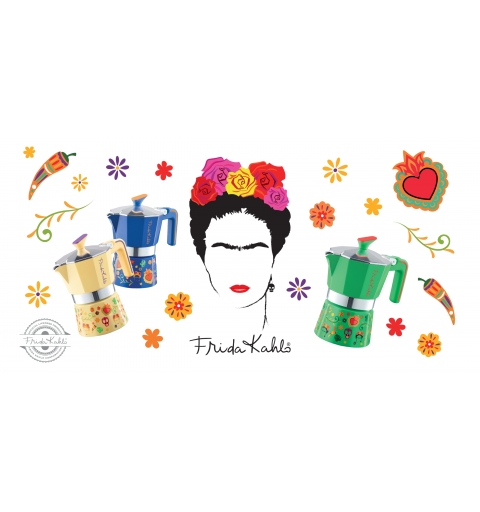 Pedrini Frida Kahlo Moka pot