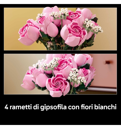 LEGO Botanicals Ramo de Rosas Rosadas