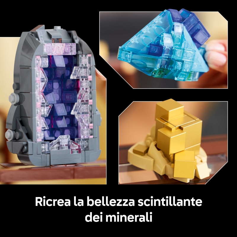 LEGO Ideas Mineraliensammlung