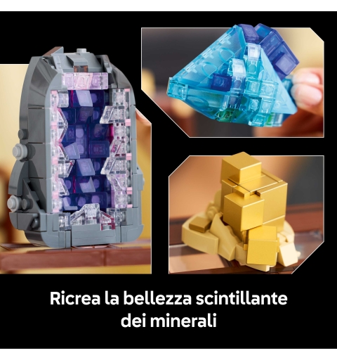 LEGO Ideas Mineraliensammlung