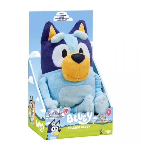 Peluche Rocco Giocattoli 20290127 BLUEY con funzioni canta e parla Azz