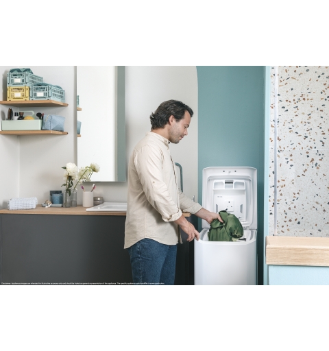 Candy TCA273D2-S machine à laver Charge par dessus 7 kg 1200 tr min Blanc