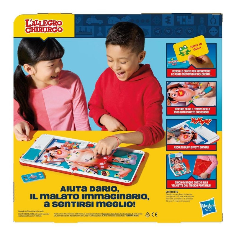 Gioco Hasbro B2176103 GAMING L'Allegro Chirurgo gioco
