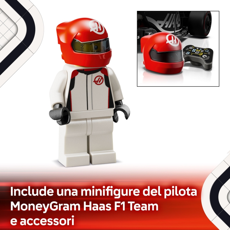 LEGO 77250 Speed Champions Auto da corsa MoneyGram Haas F1 Team VF-24