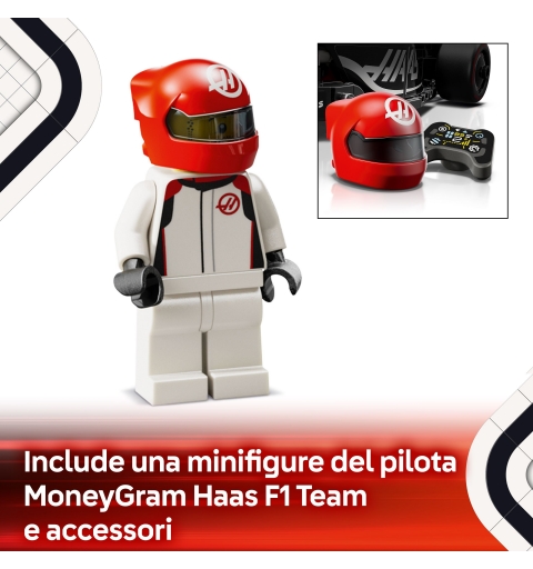 LEGO 77250 Speed Champions Auto da corsa MoneyGram Haas F1 Team VF-24