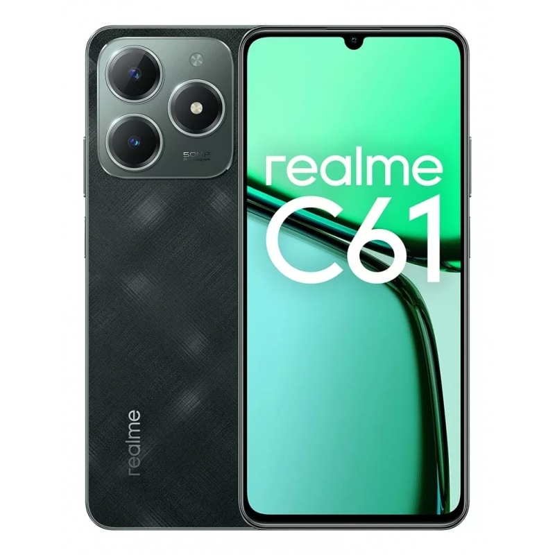realme C 61 17,1 cm (6.74") Doppia SIM Android 14 4G USB tipo-C 6 GB 128 GB 5000 mAh Verde realme C 61 17,1 cm (6.74") Doppia SIM Android 14 4G USB tipo-C 6 GB 128 GB 5000 mAh Verde