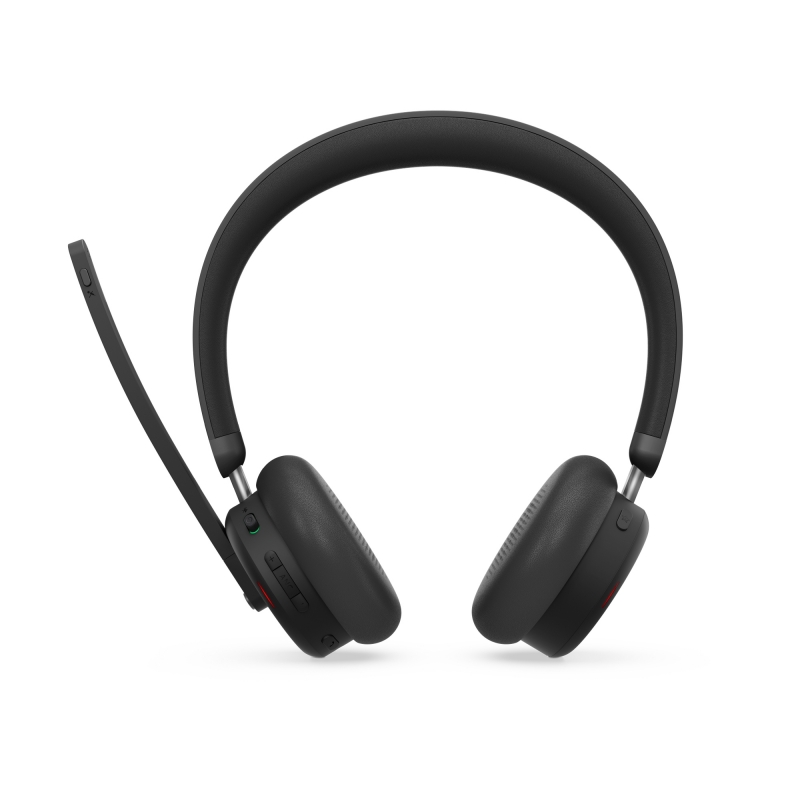 Lenovo 6550 Casque Sans fil Arceau Bureau Centre d'appels USB Type-C Bluetooth Noir