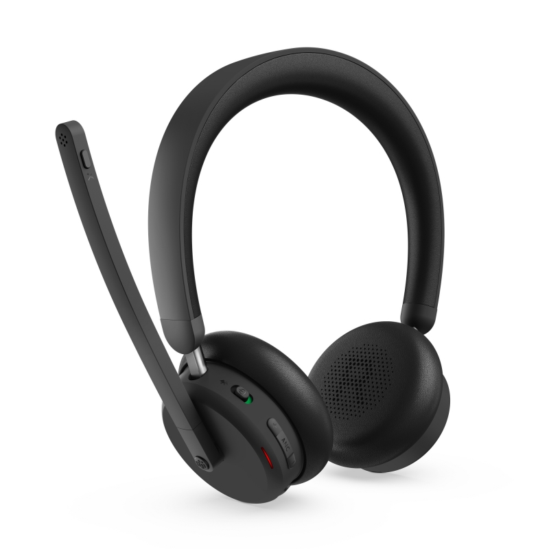 Lenovo 6550 Headset Wireless Head-band Office Call center USB Type-C Bluetooth Black