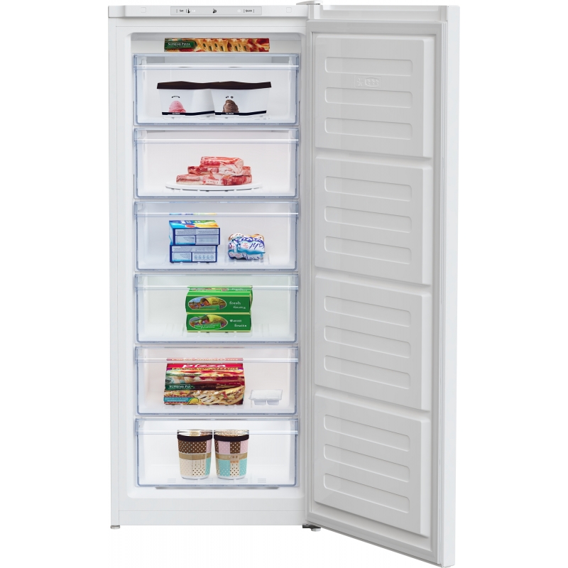 Beko RFSA210K40WN Upright freezer Freestanding 168 L E White