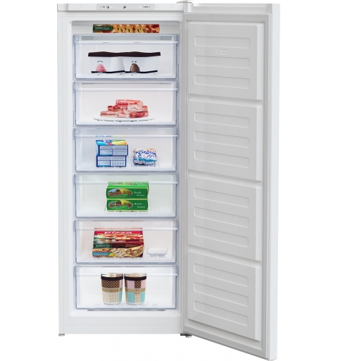 Beko RFSA210K40WN Gefrierschrank Freistehend 168 l E Weiß