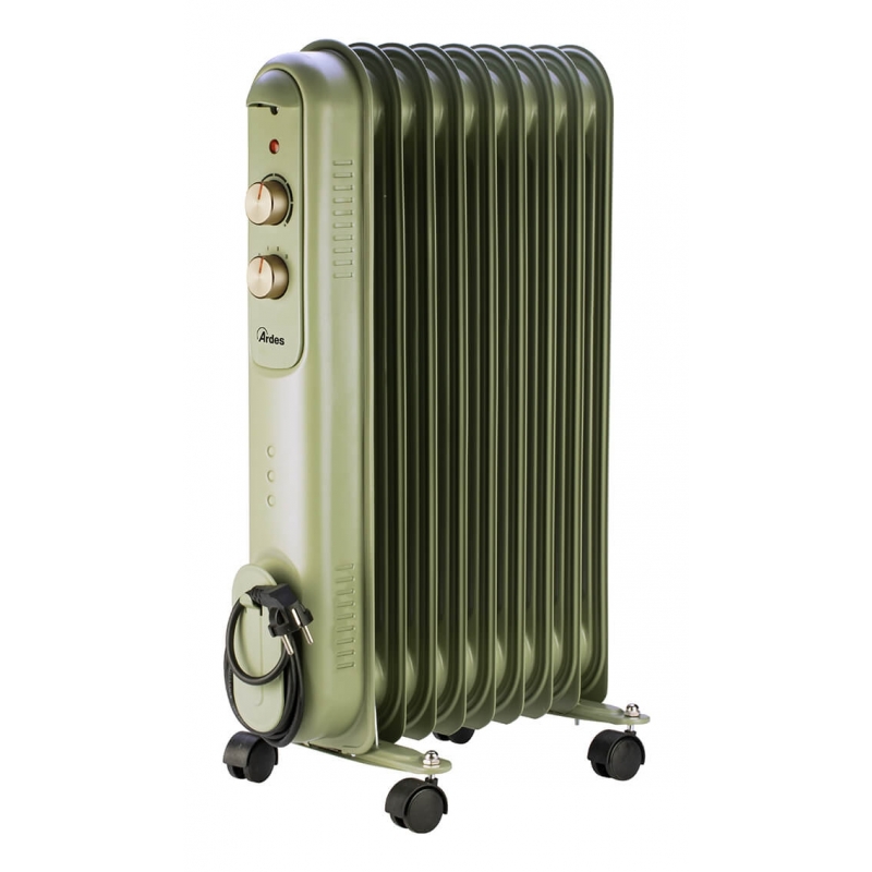 ARDES AR4R09VIN Radiatore a Olio elettrico 2000W 9 Elementi Curvy 9 Retrò ARDES AR4R09VIN Radiatore a Olio elettrico 2000W 9 Elementi Curvy 9 Retrò