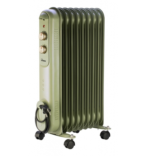 Ardes CURVY 9 RETRO Intérieure Vert 2000 W Chauffage électrique à bain d’huile