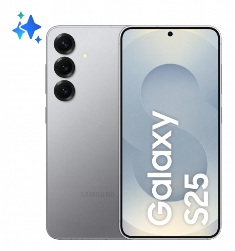 Samsung Galaxy S25 15,8 cm (6.2") SIM doble Android 15 5G USB Tipo C 12 GB 256 GB 4000 mAh Plata