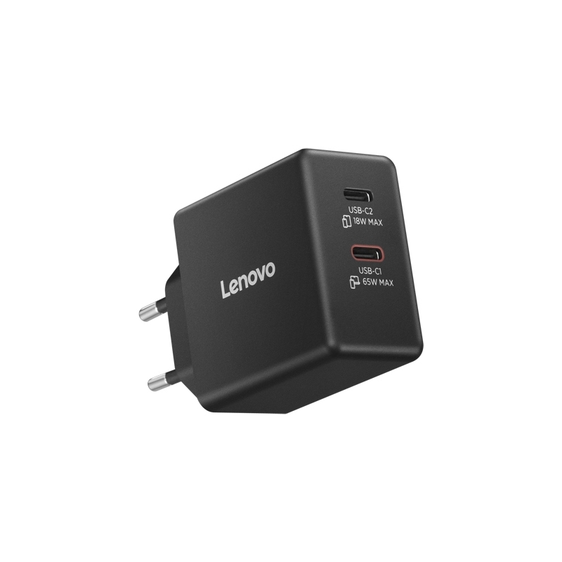 Lenovo 40AW065BEU adaptateur de puissance & onduleur Intérieur & extérieur 65 W Noir