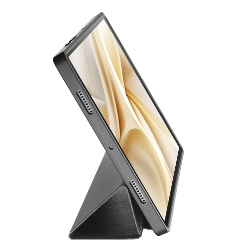 Cellularline COMPACT – Étui avec support pour Samsung Galaxy Tab A11+ A9+ Étui souple avec protection complète, façade pliable