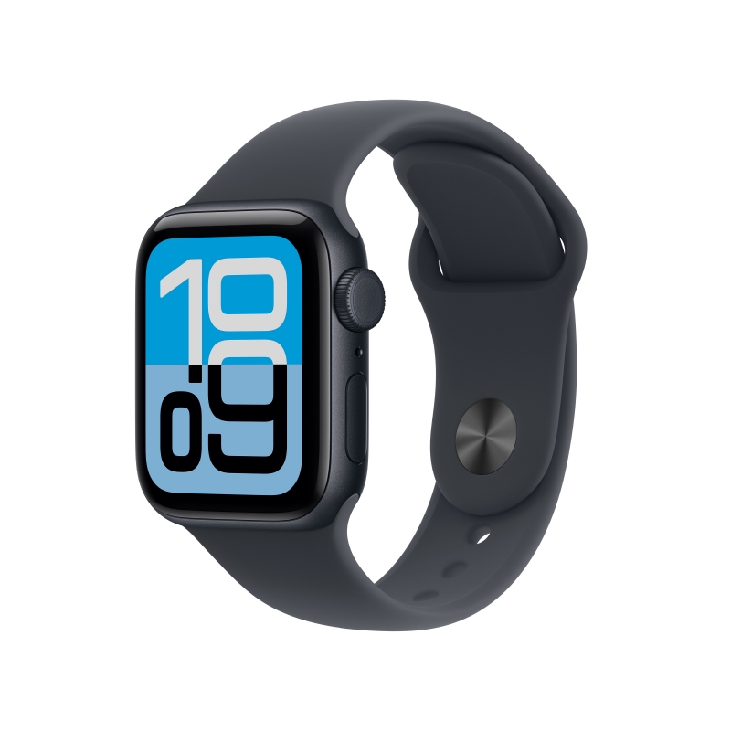 Apple Watch SE (3nd generation) SE 3 GPS + Cellular 40mm Cassa Alluminio Mezzanotte con Sport Band Mezzanotte - M L