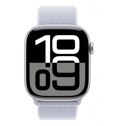 Apple Watch Series 10 OLED 46 mm Digital 416 x 496 Pixel Touchscreen Silber WLAN GPS