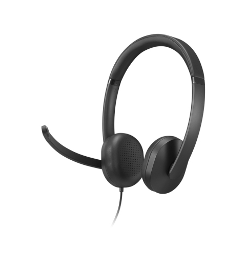Lenovo VoIP Headset 5000 Kopfhörer Kabelgebunden Kopfband Büro Callcenter USB Typ-C Schwarz
