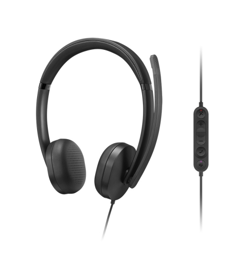 Lenovo VoIP Headset 5000 Wired Head-band Office Call center USB Type-C Black