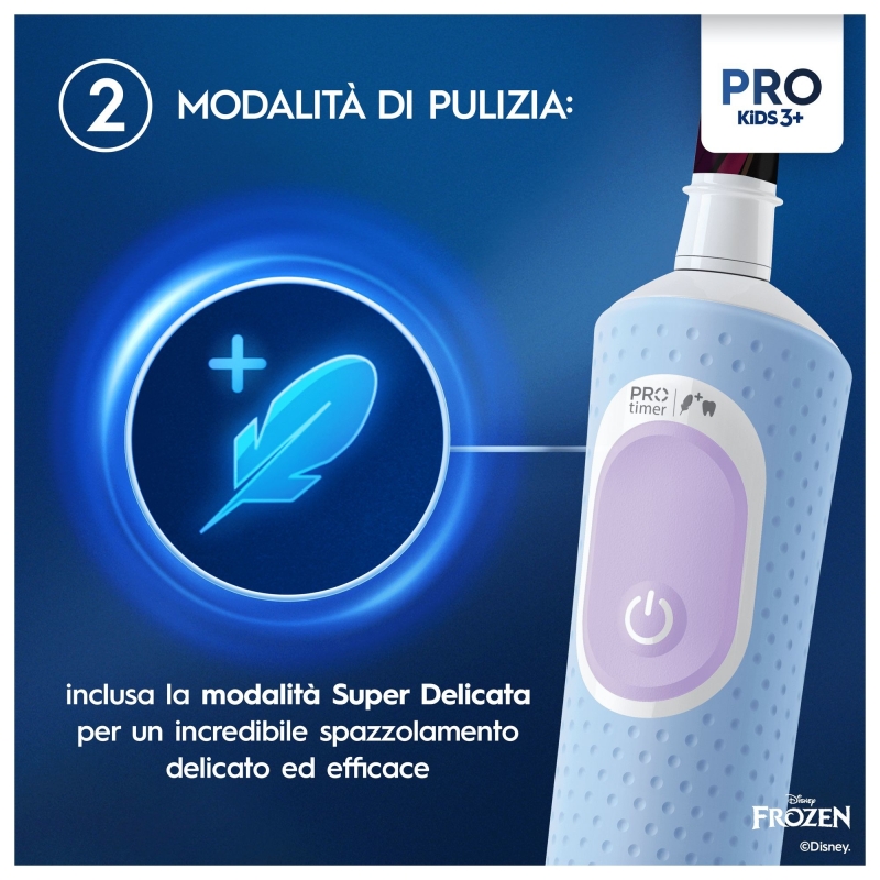 Oral-B Vitality Pro Frozen Niño Cepillo dental oscilante Negro, Gris