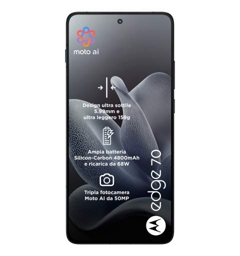 Motorola edge 70 17 cm (6.7") Double SIM Android 16.0 5G USB Type-C 12 Go 512 Go 4800 mAh Gris