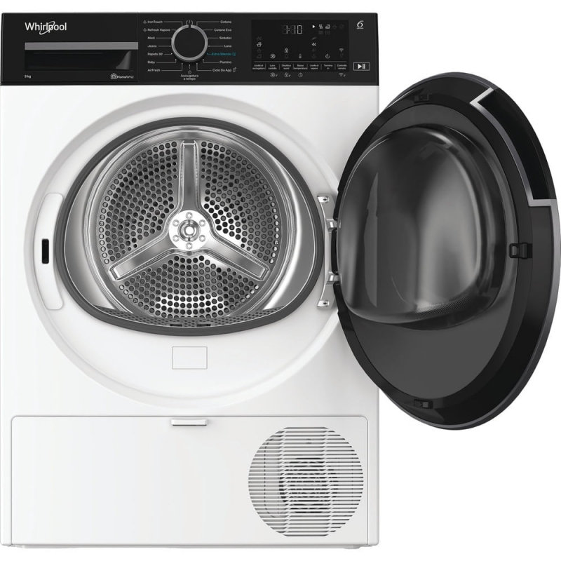 Whirlpool C WD 96M WBS IT, Capacità 9kg, classe A, colore White, Display digitale XL, Wi-Fi, IronTouch