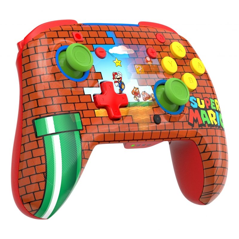 Turtle Beach Rematch Wireless Controller Mario Bricks Reveal – Officially Licensed by Nintendo. Also works with Nintendo