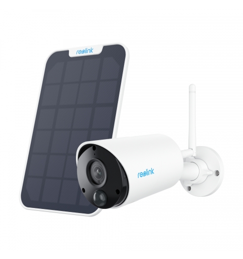 Reolink Argus Series B320 with Solar Panel - 3MP Outdoor Battery-Powered Security Camera with Person Vehicle Detection, Two-Way
