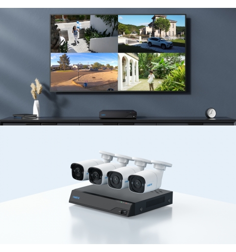 Reolink NVS8-5MB4 kit de videovigilancia Alámbrico 8 canales