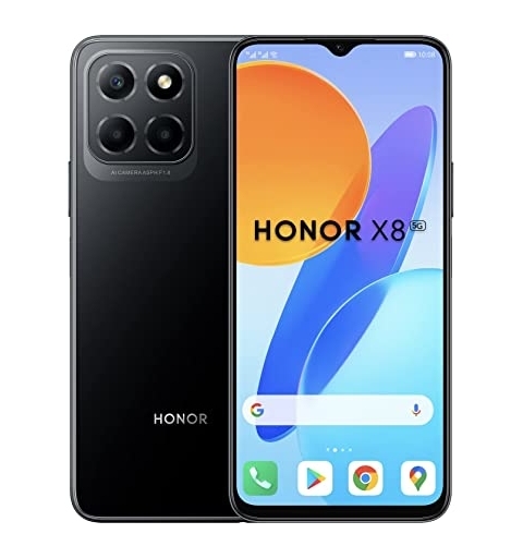 Honor X8 5G 16,5 cm (6.5") Dual-SIM Android 11 USB Typ-C 6 GB 128 GB 5000 mAh Schwarz
