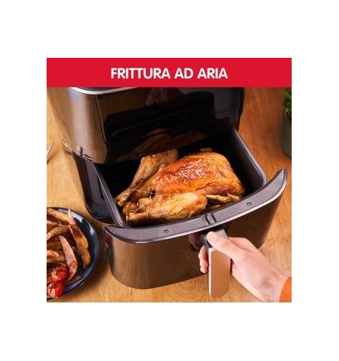 Moulinex AL201810 Fritteuse Einzelbild 6,9 l Heißluftfritteuse Schwarz