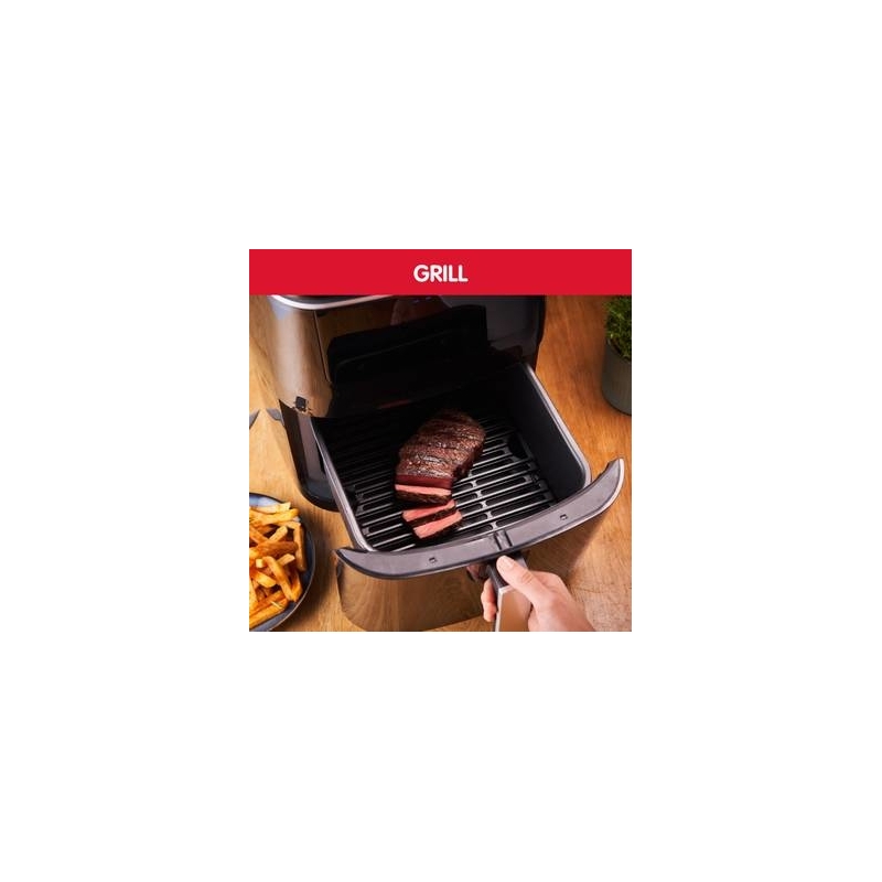 Moulinex AL201810 Fritteuse Einzelbild 6,9 l Heißluftfritteuse Schwarz