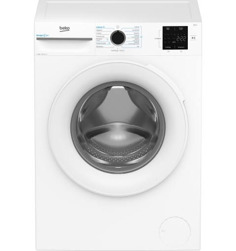Beko b300 BMW9147EW Lavatrice 9kg, classe A-10%, 1400giri, linea estetica NX, motore inverter, Display Touch, colore Bianco,