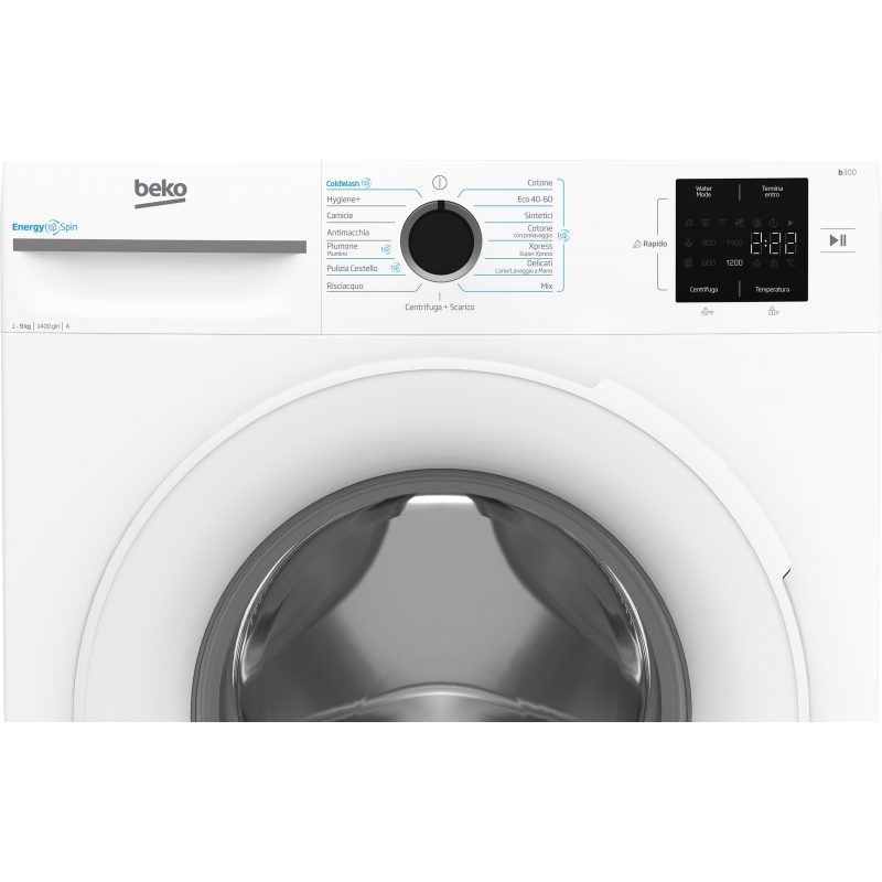 Beko b300 BMW9147EW Waschmaschine Frontlader 9 kg 1400 RPM Weiß